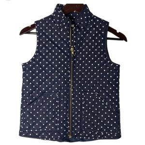 Jcrew crew cuts 2 puffer vest navy